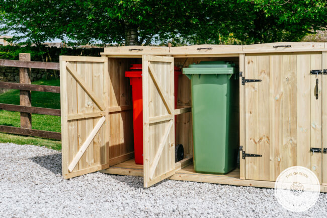 Chatburn 3 Wheelie Bin & 4 Recycle Box Store