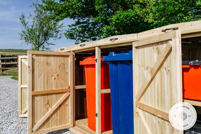 Chatburn 3 Wheelie Bin & 2 Recycle Box Store