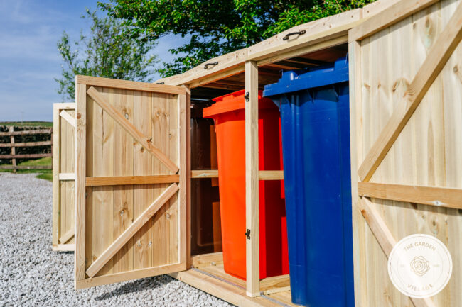 Chatburn Quad Wheelie Bin Store