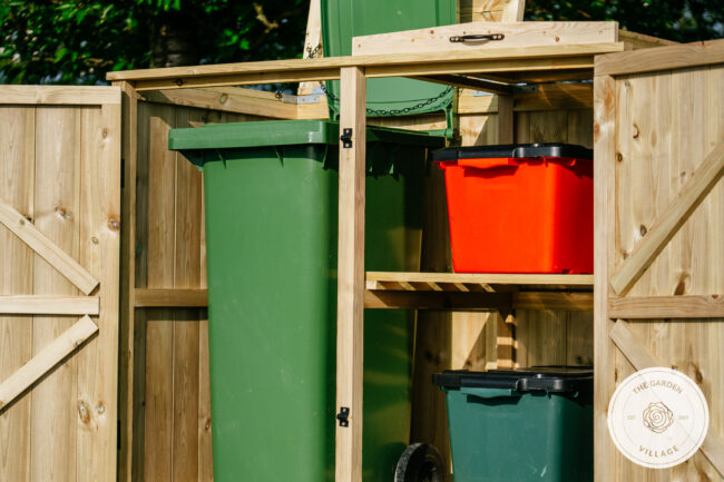 Chatburn 1 Wheelie Bin & 2 Recycle Box Store