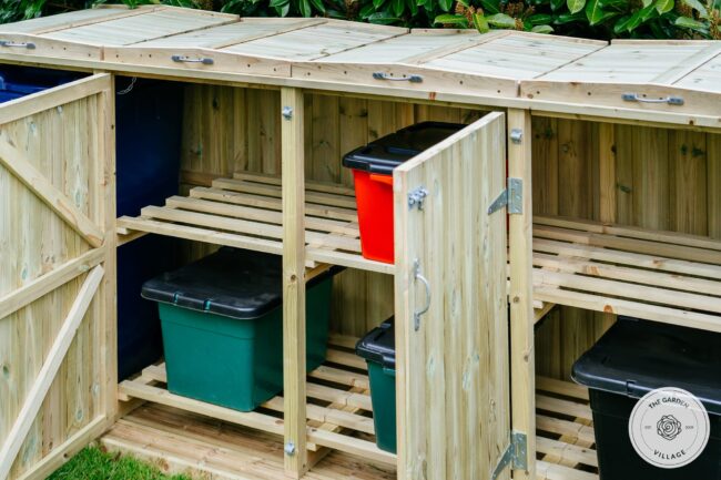 Shireburn 1 Wheelie Bin & 10 Recycle Box Store
