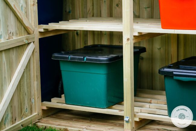 Shireburn 4 Wheelie Bin & 4 Recycle Box Store