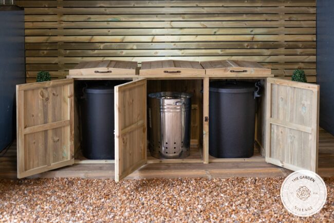 Paythorne Dustbin Store Triple