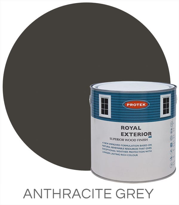 Protek Royal Exterior Superior Wood Finish - Anthracite Grey