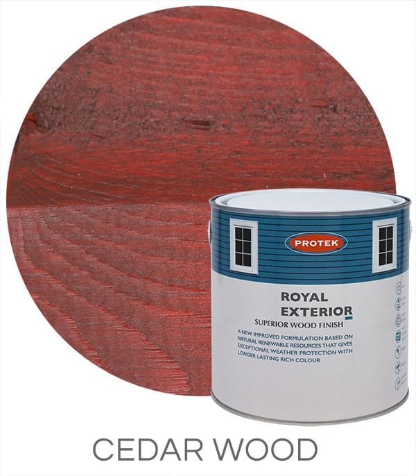 Protek Royal Exterior Superior Wood Finish - Cedar Wood