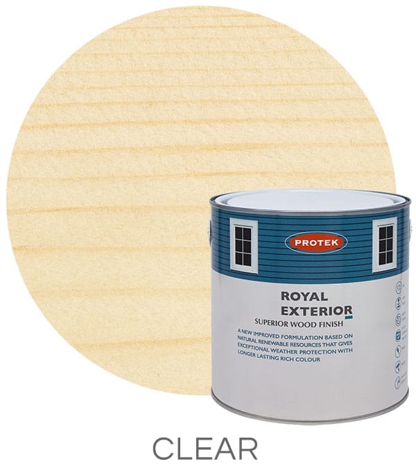 Protek Royal Exterior Superior Wood Finish - Clear