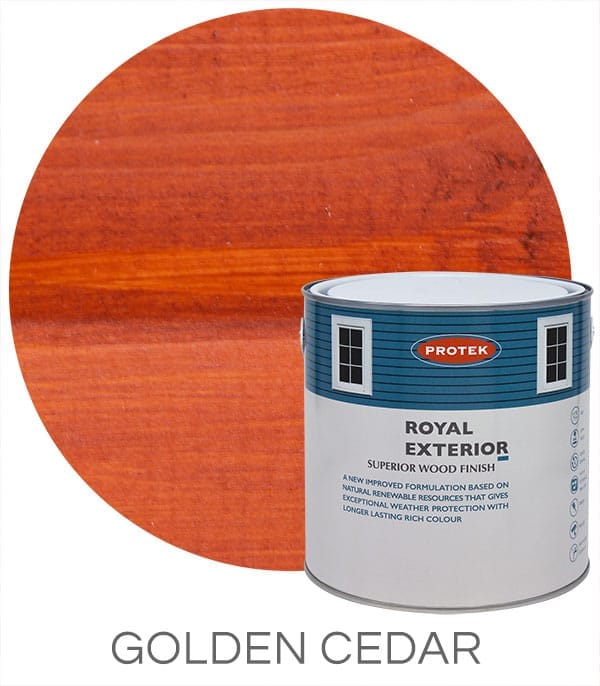 Protek Royal Exterior Superior Wood Finish - Golden Cedar