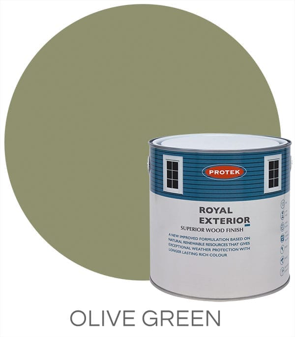 Protek Royal Exterior Superior Wood Finish - Olive Green