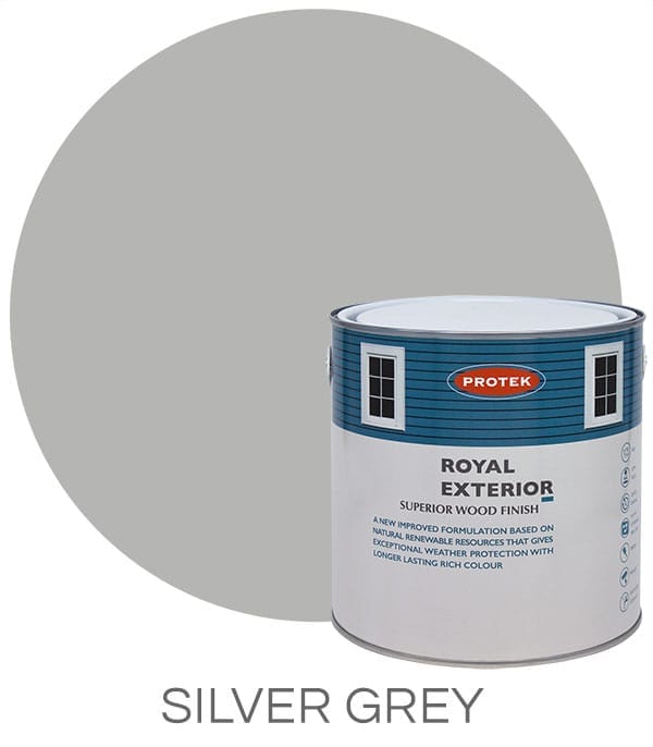 Protek Royal Exterior Superior Wood Finish - Silver Grey