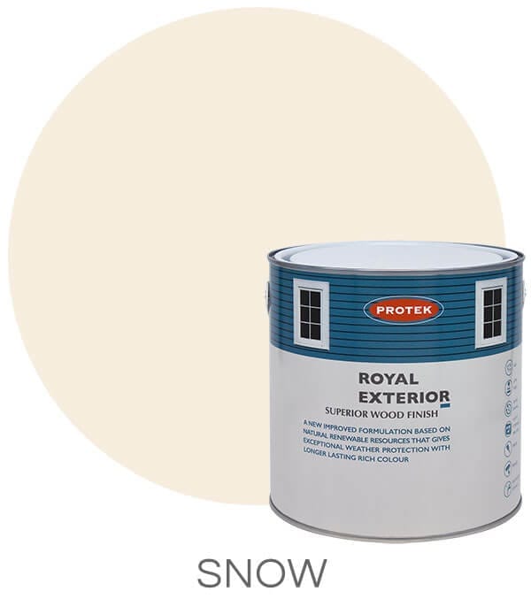 Protek Royal Exterior Superior Wood Finish - Snow